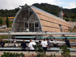 Centro  Turistico Sportivo - rimessa canoe -  Preparativi Vi° regata Tevere-Tamig