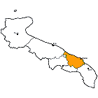 Provinz Brindisi Karte