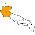 Provinz Foggia Karte