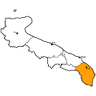 Provinz Lecce Karte