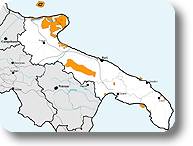 Interaktiven Karte Apulien