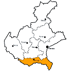 Provinz Rovigo Karte
